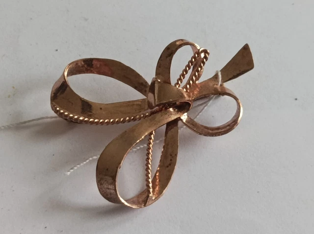 Jolie Broche Vintage En Forme De Coquillage - Marque Agatha En Métal Doré