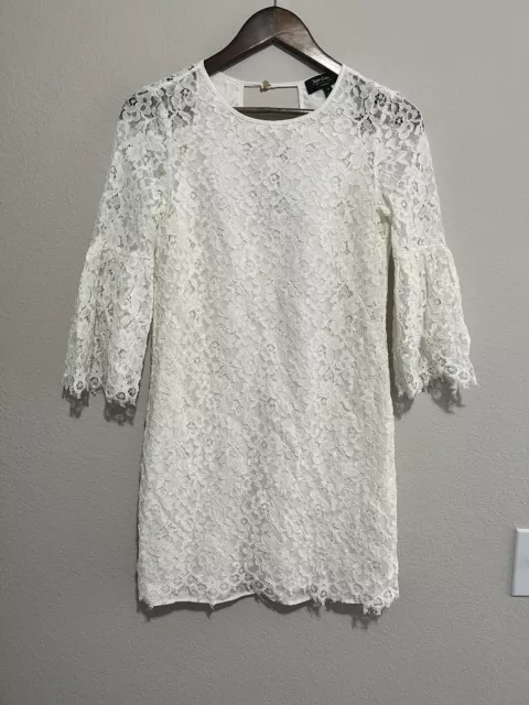 JUICY COUTURE BLACK LABEL White Lace Crochet Dress Sz 0