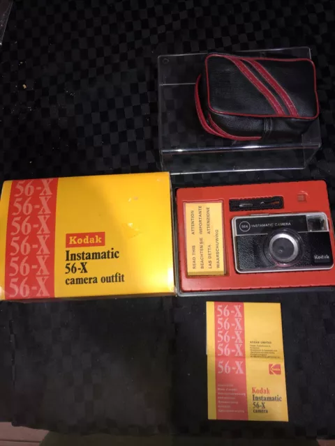 vintage kodak 56-X  instamatic color outfit camera in box Rare Film Old 56 X Cam