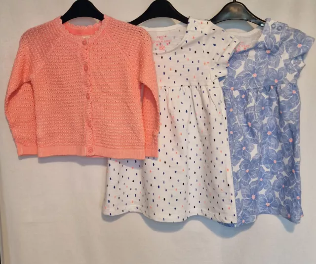 Baby Girls Clothes Bundle Age 9-12mths.Used.Perfect  condition.F&F 💖