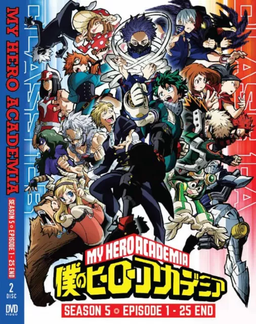 DVD Anime My Hero Academia Complete Series Season 1+2+3 (1-63 End