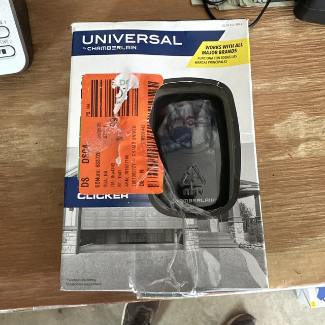 CHAMBERLAIN CLICKER UNIVERSAL 2Button Garage Door Opener Remote KLIK5U