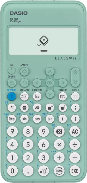 CASIO FX-92 College 2D +  Calculatrice Scientifique, Pile Sauvegarde Neuve  !! EUR 18,90 - PicClick FR