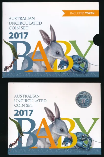 Australia: 2017 Baby Uncirculated Set, with Coloured Printed Token