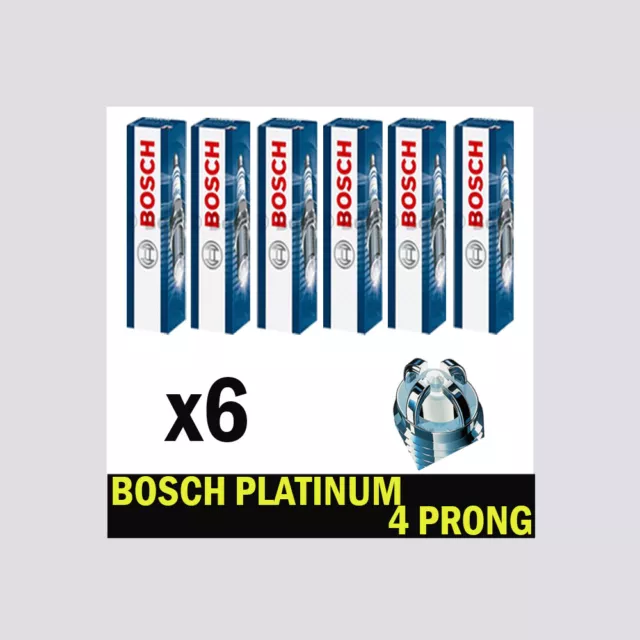 Spark Plugs 6x FOR BMW Z4 E85 02->05 CHOICE1/2 2.2 2.5 3.0 E85 Roadster Bosch