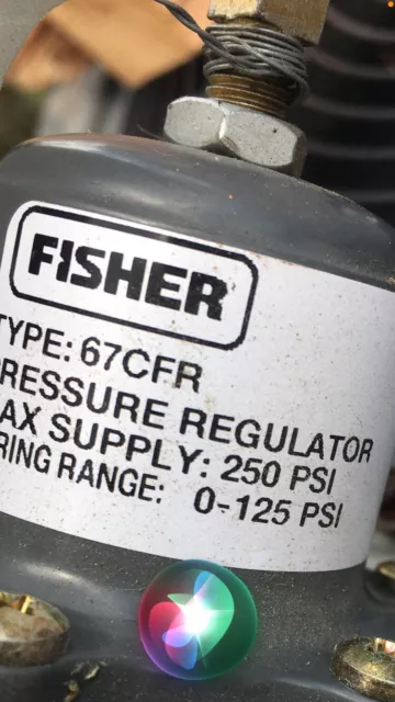 New No Box Fisher Controls 0-100 Psi Range 250Psi Max Regulator 67Cfr