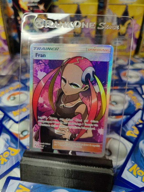 Pokemon Fran Fullart  145/147 Nacht in Flammen | Burning Shadows Plumeria PSA NM