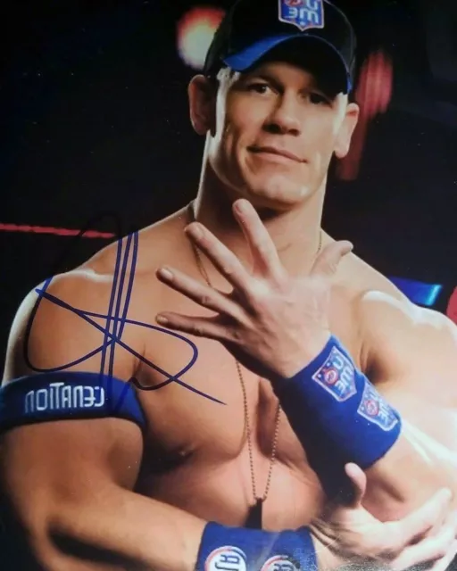 John Cena WWE 8.5x11 Signed Photo Reprint