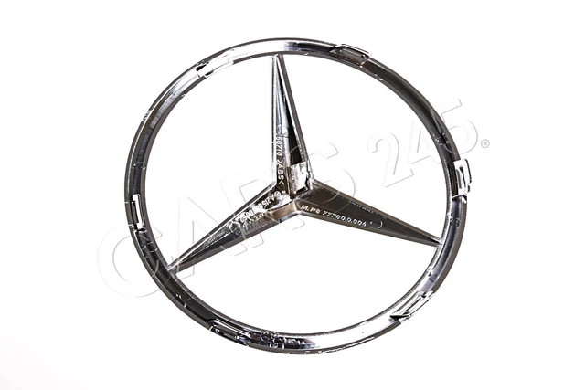 Stemma Logo Originale Per Griglia Radiatore Fiat Ducato 250 E Doblo – Argento/Rosso/Bianco, Diametro 12 Cm, OE 14227474