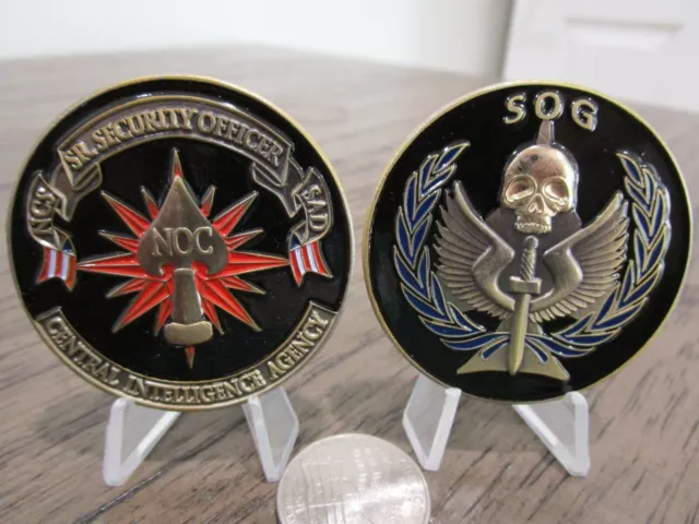 CIA Special Operations Group Non Official Cover SOG NOC Officer Challenge Coin