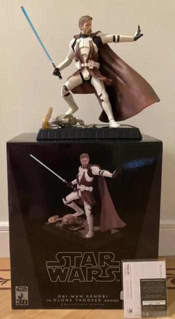 Star Wars Obi-Wan Kenobi Clone Trooper Armor Gentle Giant Statue Ltd 2007 READ!!