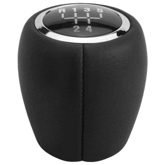 5 Speed Manual Gear Knob PU Leather Lever Shifter Handball for Opel G2N5