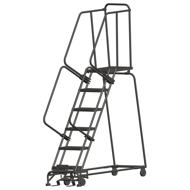 Ballymore Rolling Ladder Overall Height 93 in Steps 6 Cap 450 lb