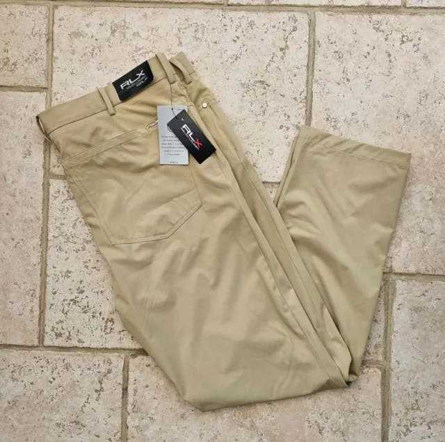 Ralph Lauren RLX Golf Herren Hose ~ W40 L32 Khaki Biltmore Stretch