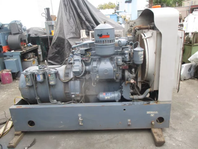 75 Kva 3 Phase 240 480 A.c. Delco W / Detroit Diesel Generator