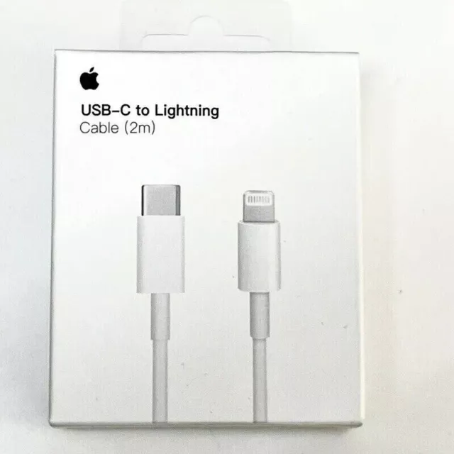 GENUINE ORIGINAL Apple iPhone 14 13 12 11 Charger Type C to Lightning Cable - 2M