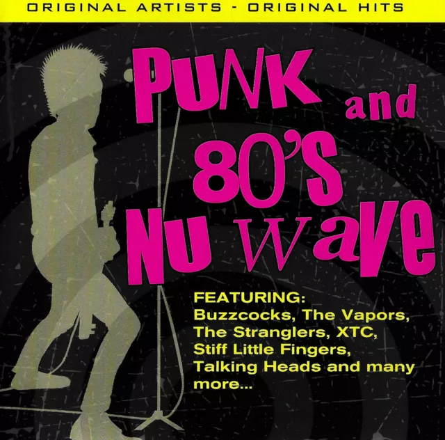 Punk and 80's Nu Wave 12 original hits/artists BRAND NEW SEALED MUSIC ALBUM CD