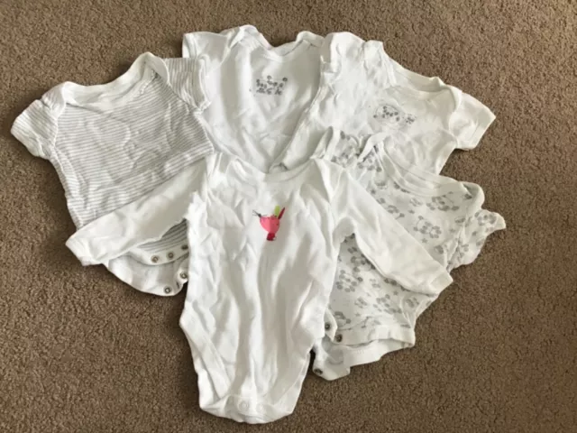 Baby vests 0-3 months bundle