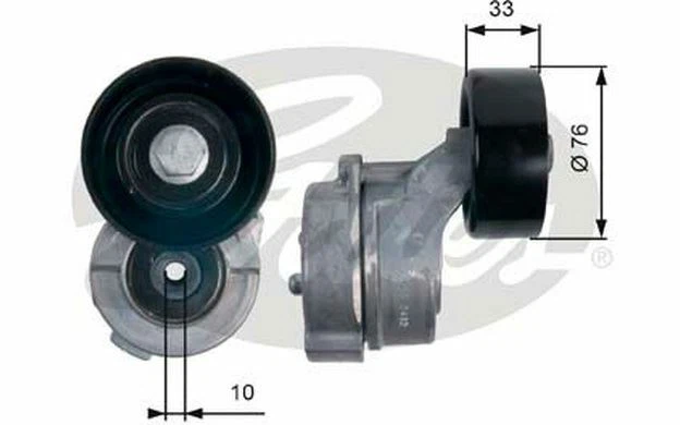 GATES Galet tendeur pour KIA SORENTO T39134 - Pièces Auto Mister Auto