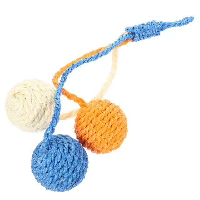 Cat Sisal Ball Scratching Toy Interactive Rolling Scratch Toy