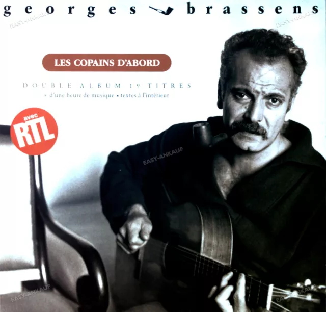 Georges Brassens - Les Copains D'Abord 2LP (VG+/VG+) '