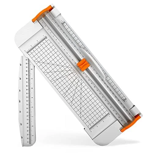 Paper Cutter 12 Inch Titanium Paper Trimmer Scrapbooking Tool with Automatic ...
