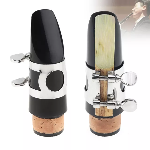 Woodwind Accessories Bb Clarinet Mouthpiece Set with Cap Reed Metal Ligature