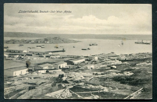 DSWA 1906 AK LÜDERITZBUCHT Hafenlandschaft (L8215