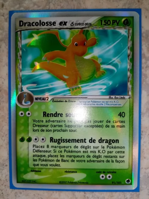 Carte Pokémon- *NEAR MINT++* Dracolosse Ex Espèces Delta 91/101 Îles des Dragons