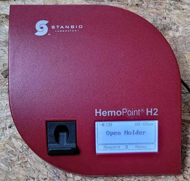 Stanbio HemoPoint H2 3008-0031-6801 Analyzer w/ Power Adapter ! cl