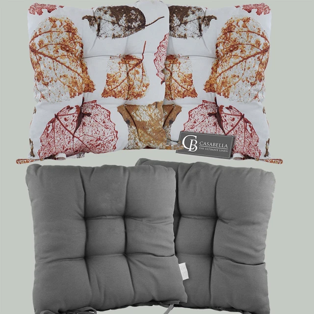 Thick chair pads with ties deals