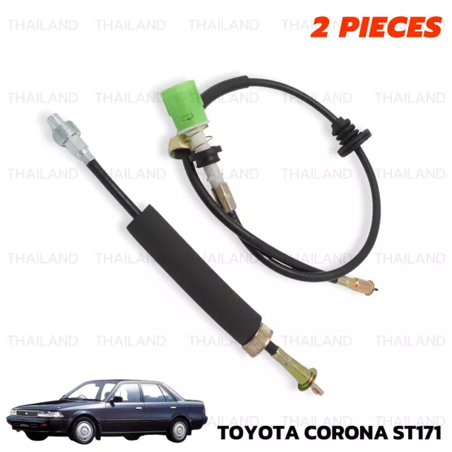 Set Speedometer Cable Speedo Fits Toyota Corona ST171 AT171 Sedan 1987 1992 2