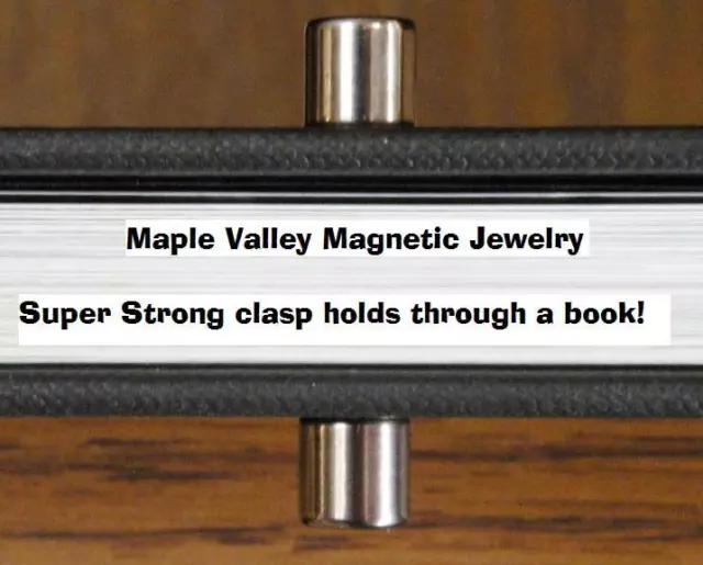 100% Black Magnetic Hematite Necklace Anklet Bracelet 1 Row USA Handmade 2