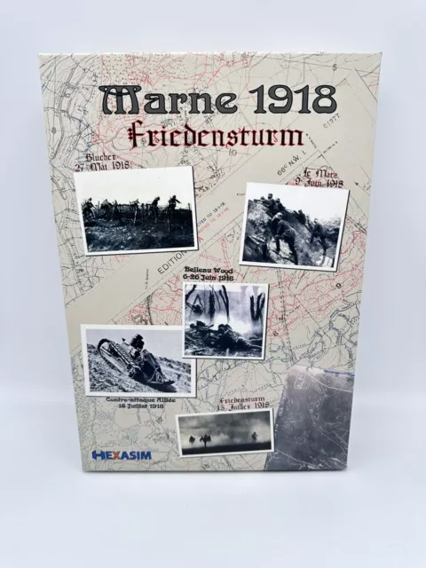 Hexasim Wargame Marne 1918 - Friedensturm Box - Open Box - Unused