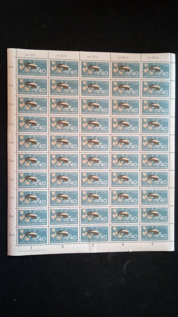 DDR 1959 kpl. Bogen Mi 692 Postfrisch siehe Fotos (A 8254)