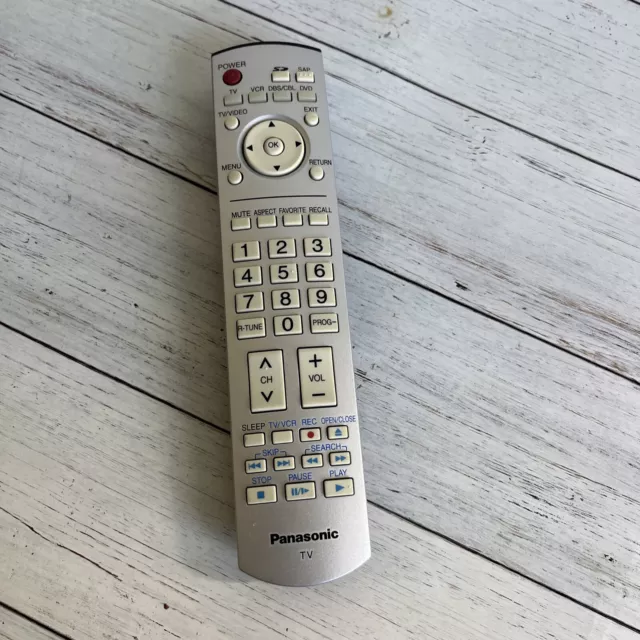 Genuine Panasonic TV Remote Control EUR7787Z3 Tested and Works