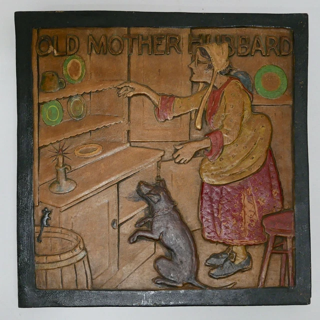 Batchelder California Large OLD MOTHER HUBBARD Tile