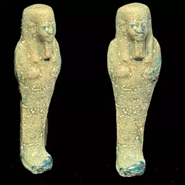 BEAUTIFUL ANCIENT EGYPTIAN  USHABTI SHABTI - 664 - 332bc (86)