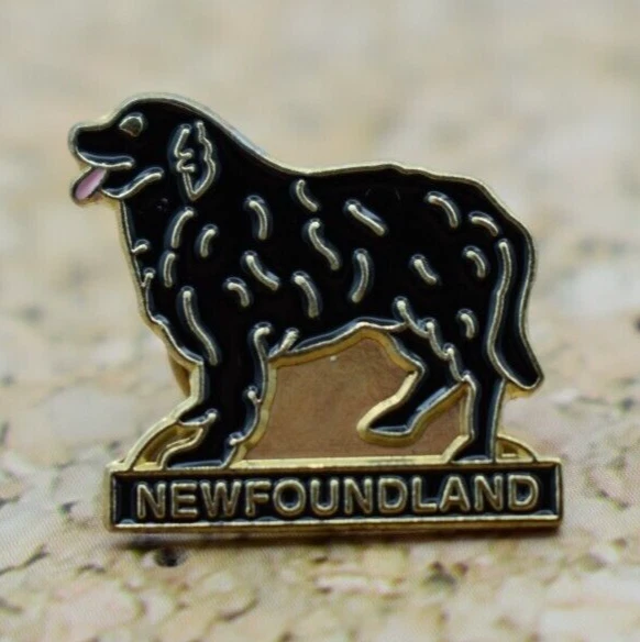 Newfoundland Labrador Dog Lapel Pin New In Package