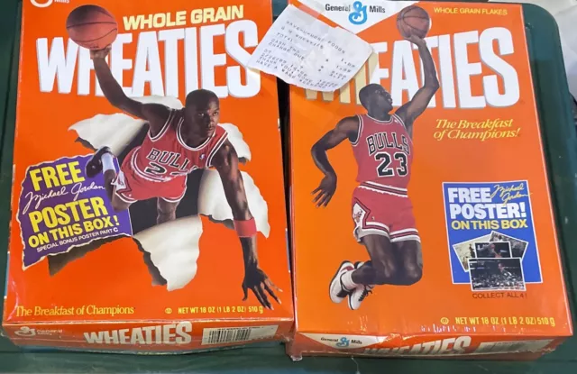 Wheaties Box Unopened Michael Jordan Set Of 2