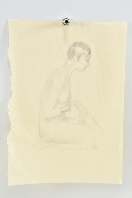 L85T04-Estate Ernesto de Fiori (1884-1945) Drawing, Josephine Baker