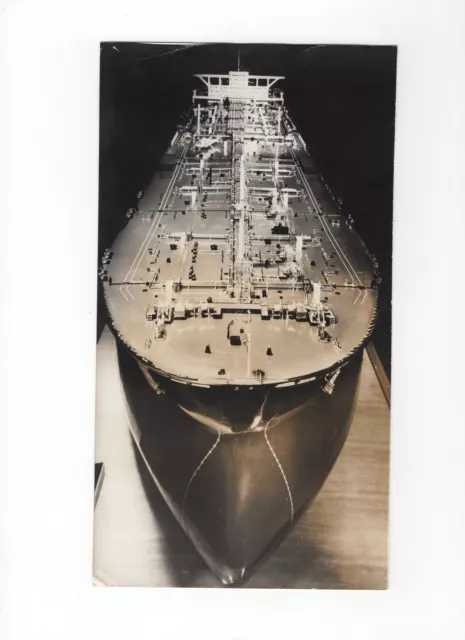 Größter Tanker der Welt Globtik Tokio - Maßstabsmodell 1972 Pressefoto