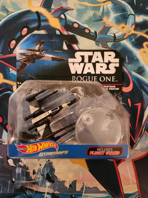 Hot Wheels Star Wars Rogue One Partisan X-Wing Fighter - Inc Flight Stand 2016