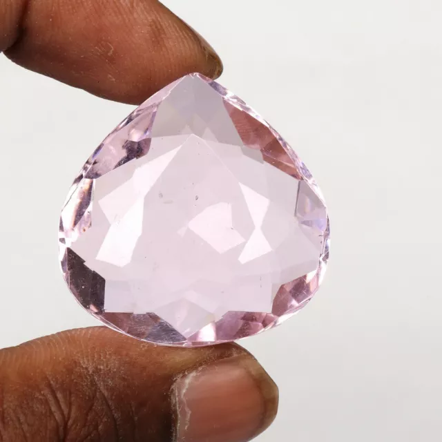 Pink Topaz Pear Cut Loose Gem Translucent Faceted 108.80 Ct Topaz Gemstone FO266