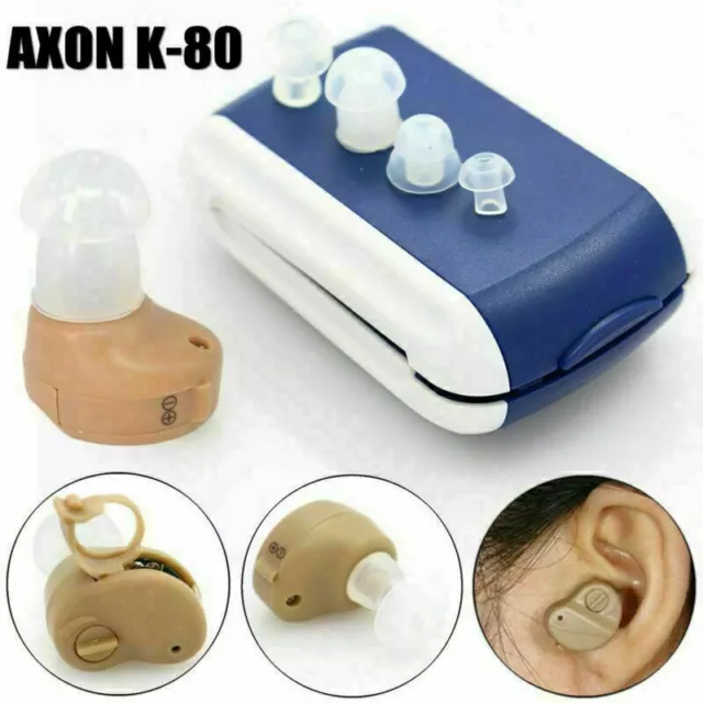 AXON K-80 Digital Unsichtbare Hörgerät Hörhilfe Hörverstärker In Ear Hearing Aid