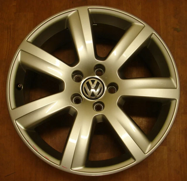1x Alufelge 18 Zoll 7.5" 5x112 40ET Glanz Silber 3D0601025AM VW Phaeton