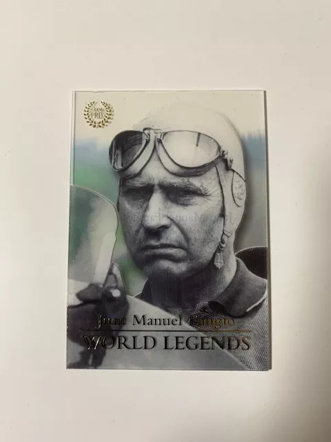 2005 Futera Grand Prix Formula One Trading Card World Legends Juan Manuel FANGIO