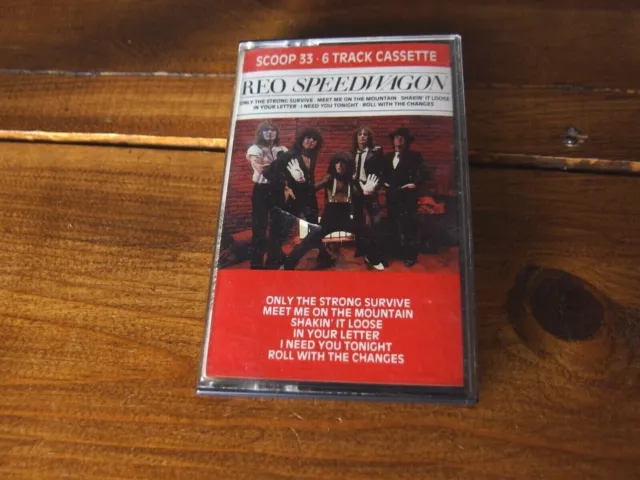 REO Speedwagon Scoop 33 - 6 Track Cassette Tape, Used, Tested & Working