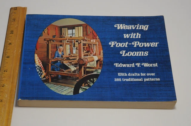 Telares de tejido con potencia de pie de Edward F. Worst 1974 PB