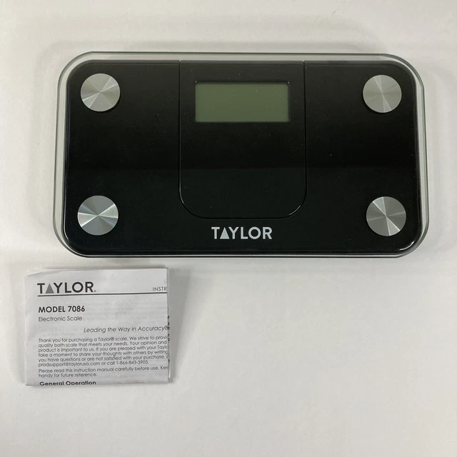 Escala Taylor #7086 - escala digital compacta 350 lb máx.
